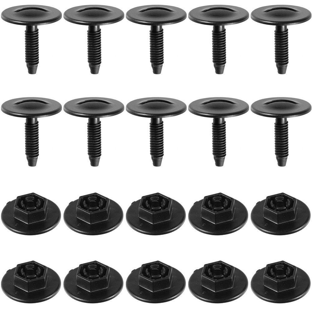 Bumper / Grille Push Type Retainers and Nuts 20 pcs - GM 11610747 / 11610748