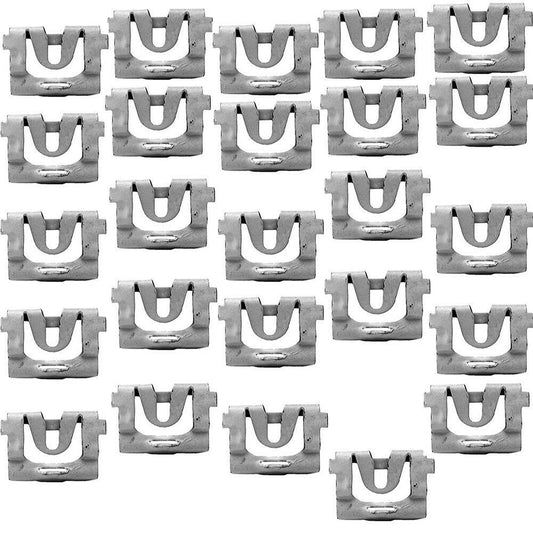 1982-88 G Body Windshield / Rear Window Reveal Clips - 25 pcs