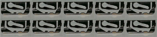 1965-68 Corvair Windshield Molding Reveal Clips - 10 pcs