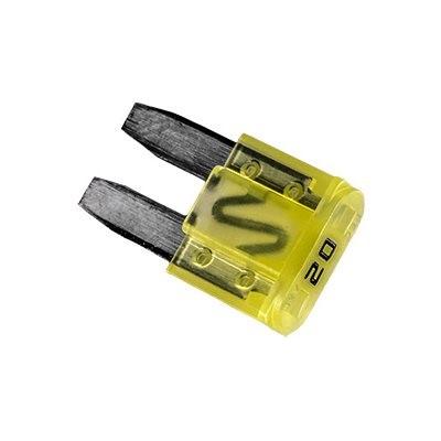 GM Micro Fuse 20 AMP - Yellow(5 fuses)-Made in USA- GM 19209794 Silverado Sierra